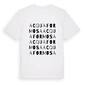 Acquaformosa ordlek t-shirt – ekologisk bomull t-shirt från Pinshirt