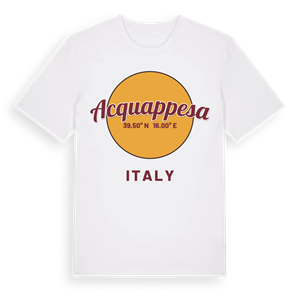 Acquappesa cirkel t-shirt – ekologisk bomull t-shirt från Pinshirt