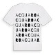 Acquaro ordlek t-shirt