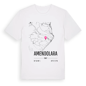 Amendolara karta t-shirt – ekologisk bomull t-shirt från Pinshirt