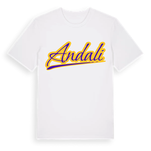 Andali baseball t-shirt – ekologisk bomull t-shirt från Pinshirt