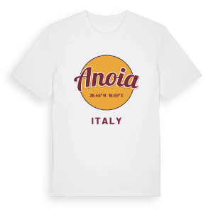 Anoia cirkel t-shirt – ekologisk bomull t-shirt från Pinshirt
