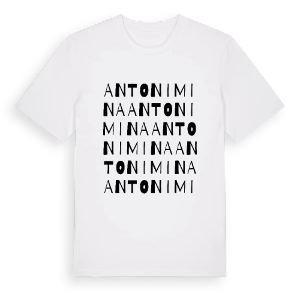 Antonimina ordlek t-shirt – ekologisk bomull t-shirt från Pinshirt