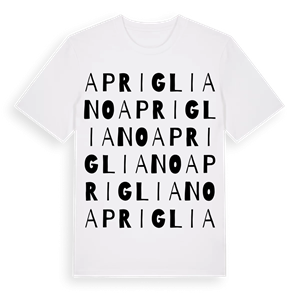 Aprigliano ordlek t-shirt – ekologisk bomull t-shirt från Pinshirt