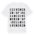 Belvedere di Spinello ordlek t-shirt