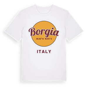 Borgia cirkel t-shirt – ekologisk bomull t-shirt från Pinshirt