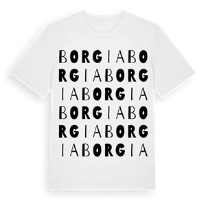 Borgia ordlek t-shirt – ekologisk bomull t-shirt från Pinshirt
