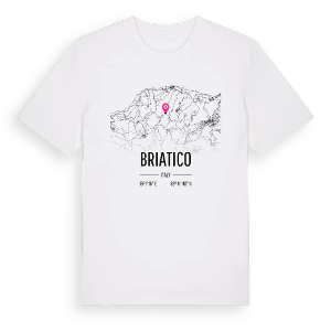 Briatico karta t-shirt – ekologisk bomull t-shirt från Pinshirt