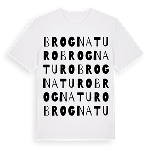Brognaturo ordlek t-shirt – ekologisk bomull t-shirt från Pinshirt