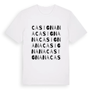 Casignana ordlek t-shirt – ekologisk bomull t-shirt från Pinshirt