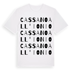 Cassano all'Ionio ordlek t-shirt – ekologisk bomull t-shirt från Pinshirt