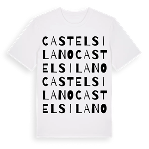Castelsilano ordlek t-shirt – ekologisk bomull t-shirt från Pinshirt
