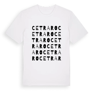 Cetraro ordlek t-shirt – ekologisk bomull t-shirt från Pinshirt