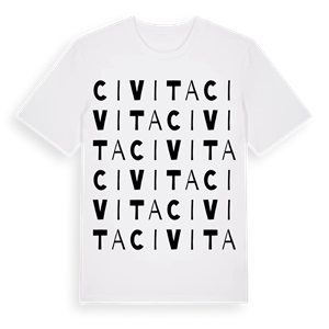 Civita ordlek t-shirt – ekologisk bomull t-shirt från Pinshirt