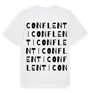 Conflenti ordlek t-shirt – ekologisk bomull t-shirt från Pinshirt