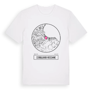 Corigliano-Rossano t-shirt – ekologisk bomull t-shirt från Pinshirt