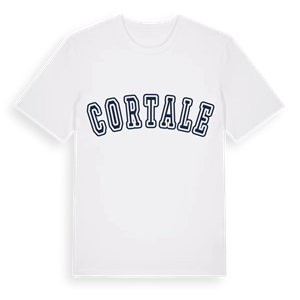 Cortale college t-shirt – ekologisk bomull t-shirt från Pinshirt