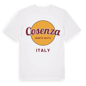 Cosenza cirkel t-shirt – ekologisk bomull t-shirt från Pinshirt