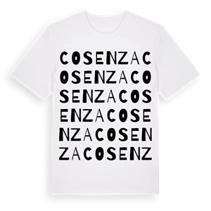 Cosenza ordlek t-shirt – ekologisk bomull t-shirt från Pinshirt