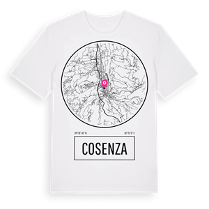 Cosenza t-shirt – ekologisk bomull t-shirt från Pinshirt
