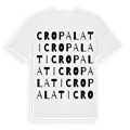 Cropalati ordlek t-shirt