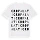 Cropalati ordlek t-shirt