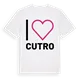 Jag älskar Cutro t-shirt stort tryck