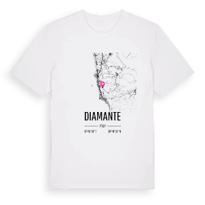Diamante karta t-shirt – ekologisk bomull t-shirt från Pinshirt