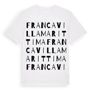 Francavilla Marittima ordlek t-shirt – ekologisk bomull t-shirt från Pinshirt