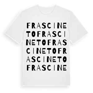 Frascineto ordlek t-shirt – ekologisk bomull t-shirt från Pinshirt