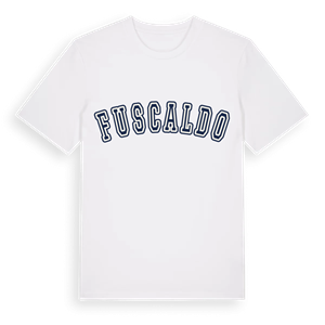 Fuscaldo college t-shirt – ekologisk bomull t-shirt från Pinshirt
