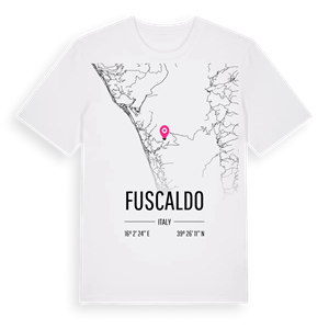 Fuscaldo karta t-shirt – ekologisk bomull t-shirt från Pinshirt