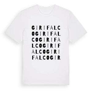 Girifalco ordlek t-shirt – ekologisk bomull t-shirt från Pinshirt