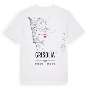 Grisolia karta t-shirt – ekologisk bomull t-shirt från Pinshirt