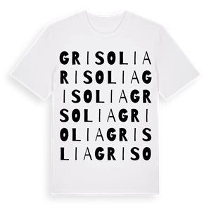 Grisolia ordlek t-shirt – ekologisk bomull t-shirt från Pinshirt