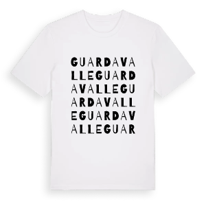 Guardavalle ordlek t-shirt – ekologisk bomull t-shirt från Pinshirt