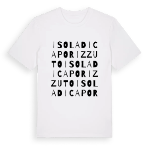 Isola di Capo Rizzuto ordlek t-shirt – ekologisk bomull t-shirt från Pinshirt