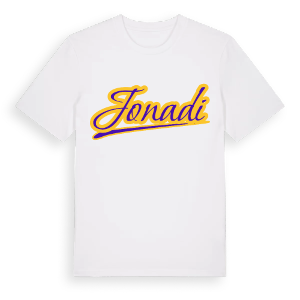 Jonadi baseball t-shirt – ekologisk bomull t-shirt från Pinshirt