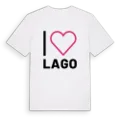 Jag älskar Lago t-shirt stort tryck