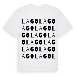 Lago ordlek t-shirt – ekologisk bomull t-shirt från Pinshirt