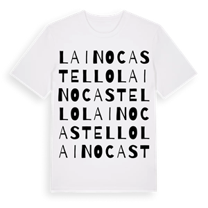 Laino Castello ordlek t-shirt – ekologisk bomull t-shirt från Pinshirt
