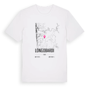 Longobardi karta t-shirt – ekologisk bomull t-shirt från Pinshirt