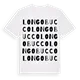 Longobucco ordlek t-shirt