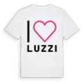 Jag älskar Luzzi t-shirt stort tryck