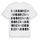 Mangone ordlek t-shirt