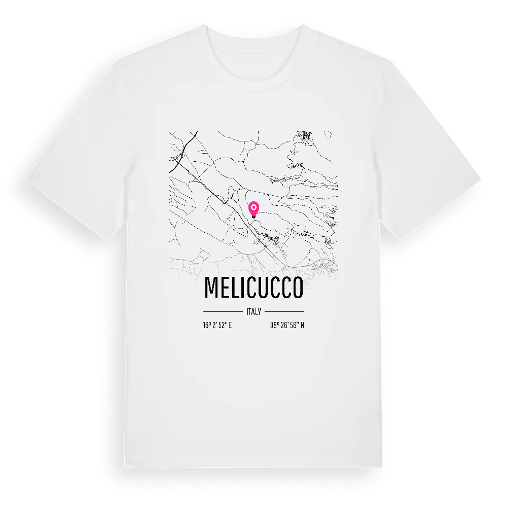 Melicucco karta t-shirt – White, i miljö