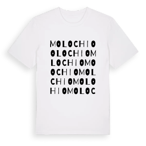 Molochio ordlek t-shirt – ekologisk bomull t-shirt från Pinshirt