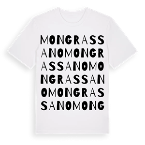 Mongrassano ordlek t-shirt – ekologisk bomull t-shirt från Pinshirt