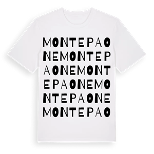 Montepaone ordlek t-shirt – ekologisk bomull t-shirt från Pinshirt