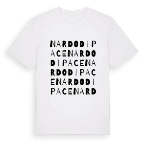 Nardodipace ordlek t-shirt – ekologisk bomull t-shirt från Pinshirt